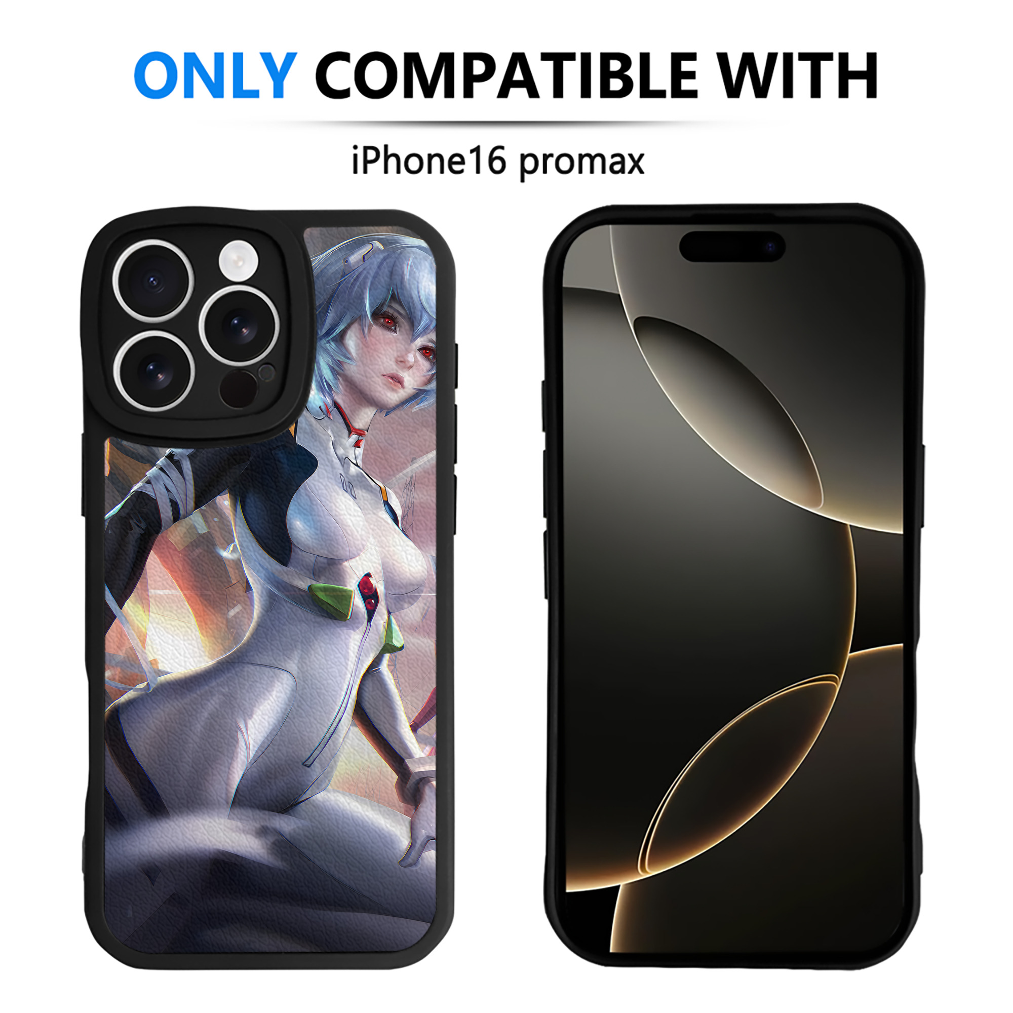 （画像用） EVA 新世紀エヴァンゲリオン 【iPhone 16シリーズ対応】シリコンスマホケース（レザー調） 材質：シリコン
